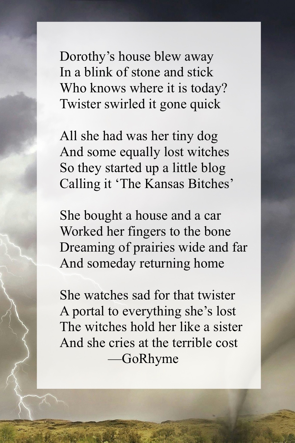 Poetry by Kelly Gray